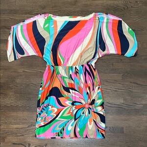 Trina Turk Multicolor Abstract Mini Dress